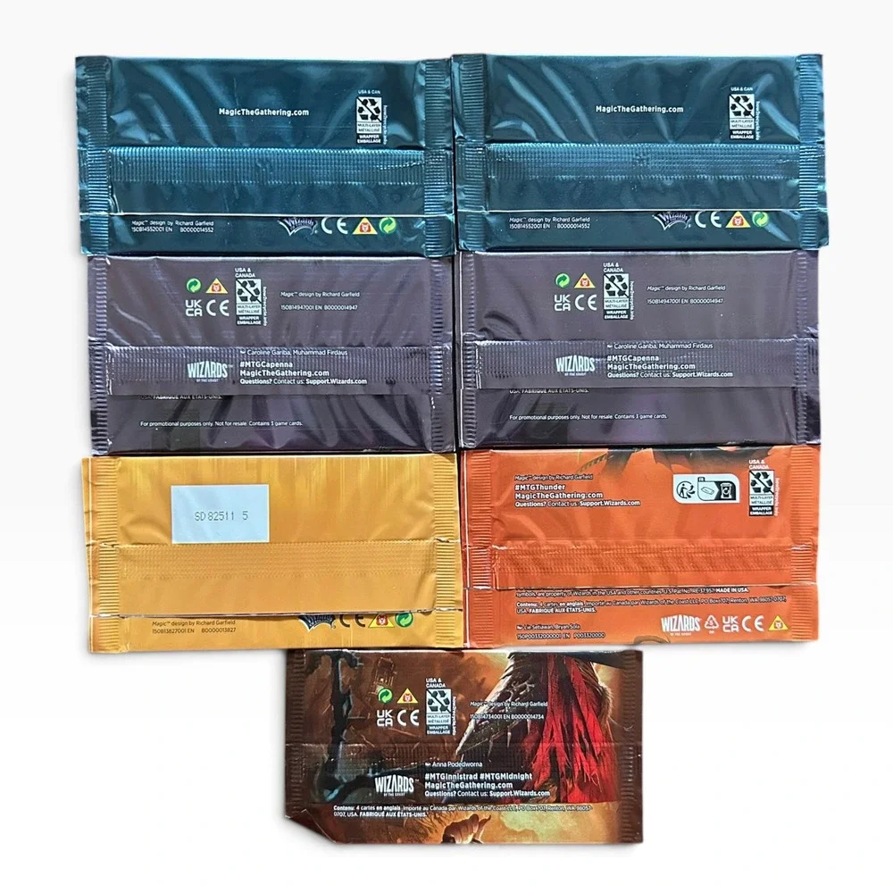 Magic The Gathering Promo Pack Bundle Mixed Sets 7 Packs NEW!